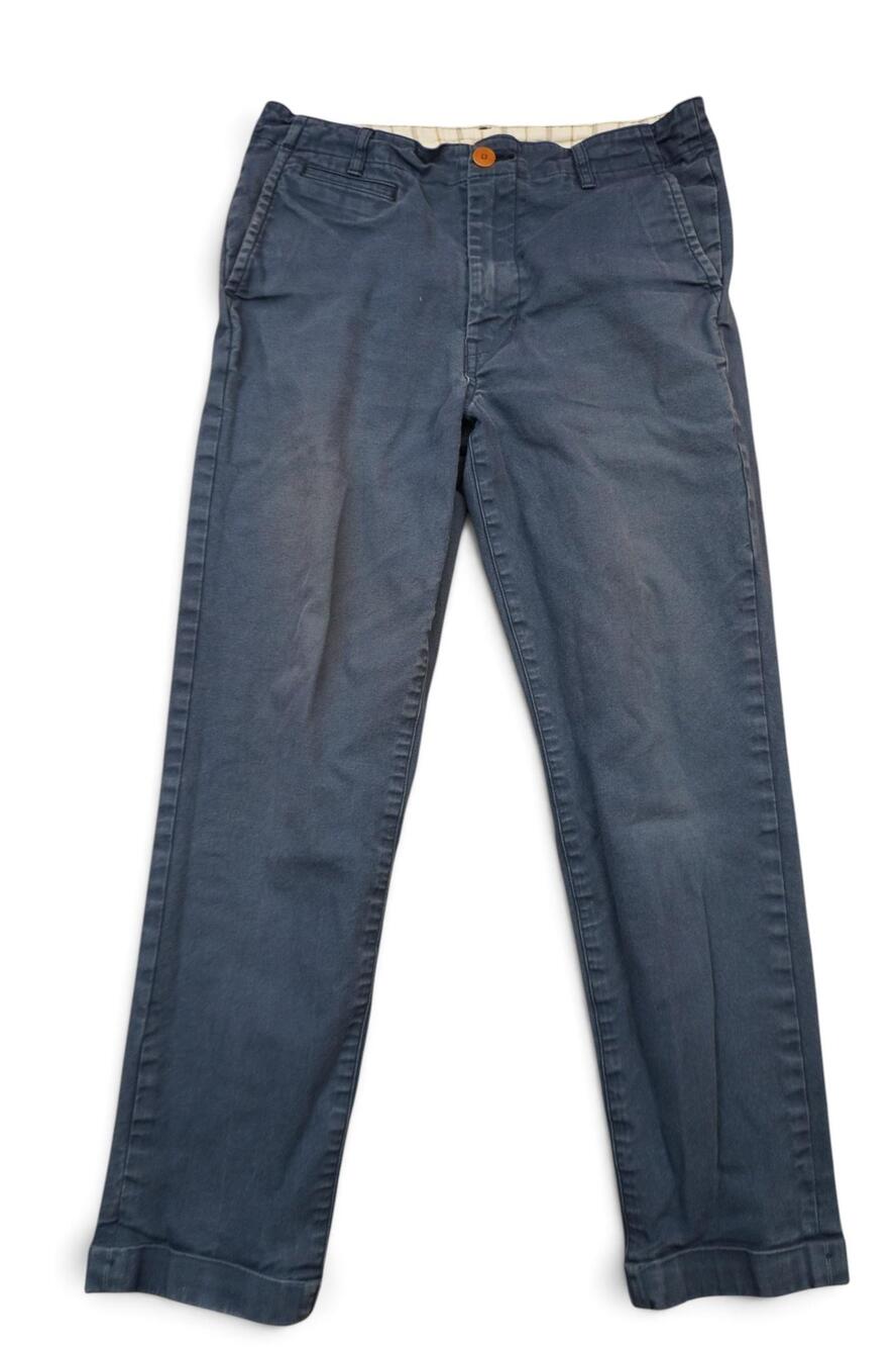 Eternal Comfortable Japan Navy Stretch Twill Chino Pants Sz M No.53961 Japan